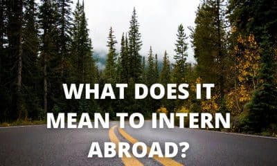 What does it mean to intern abroad